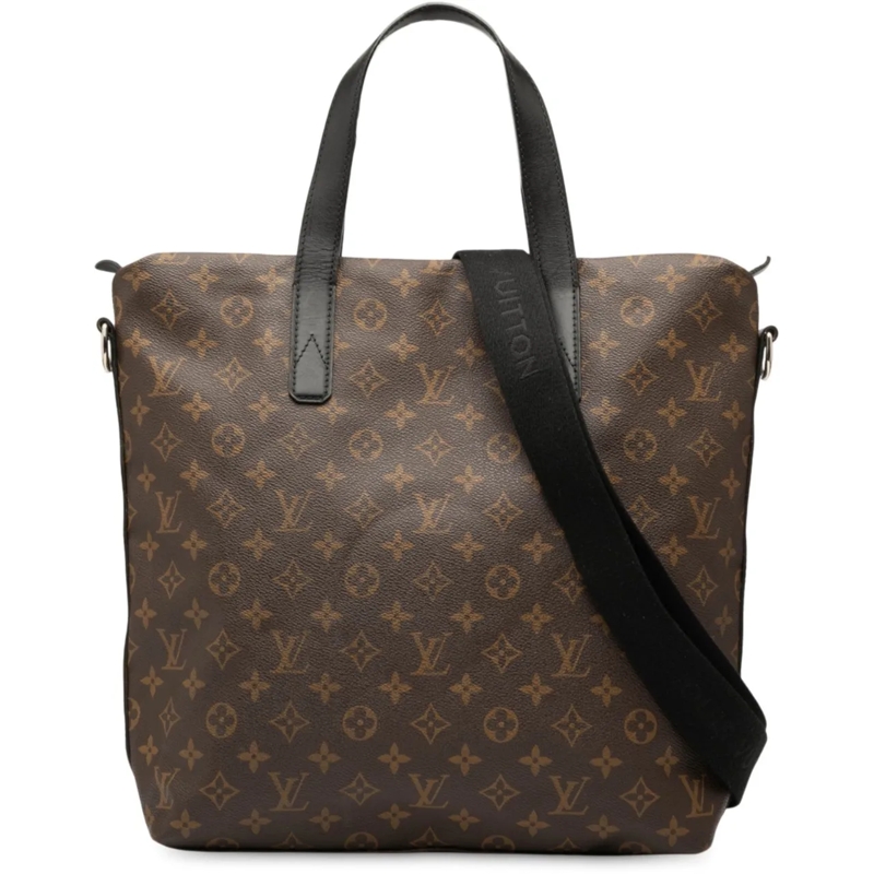 Louis Vuitton Schultertasche Monogram Macassar Kitan braun
