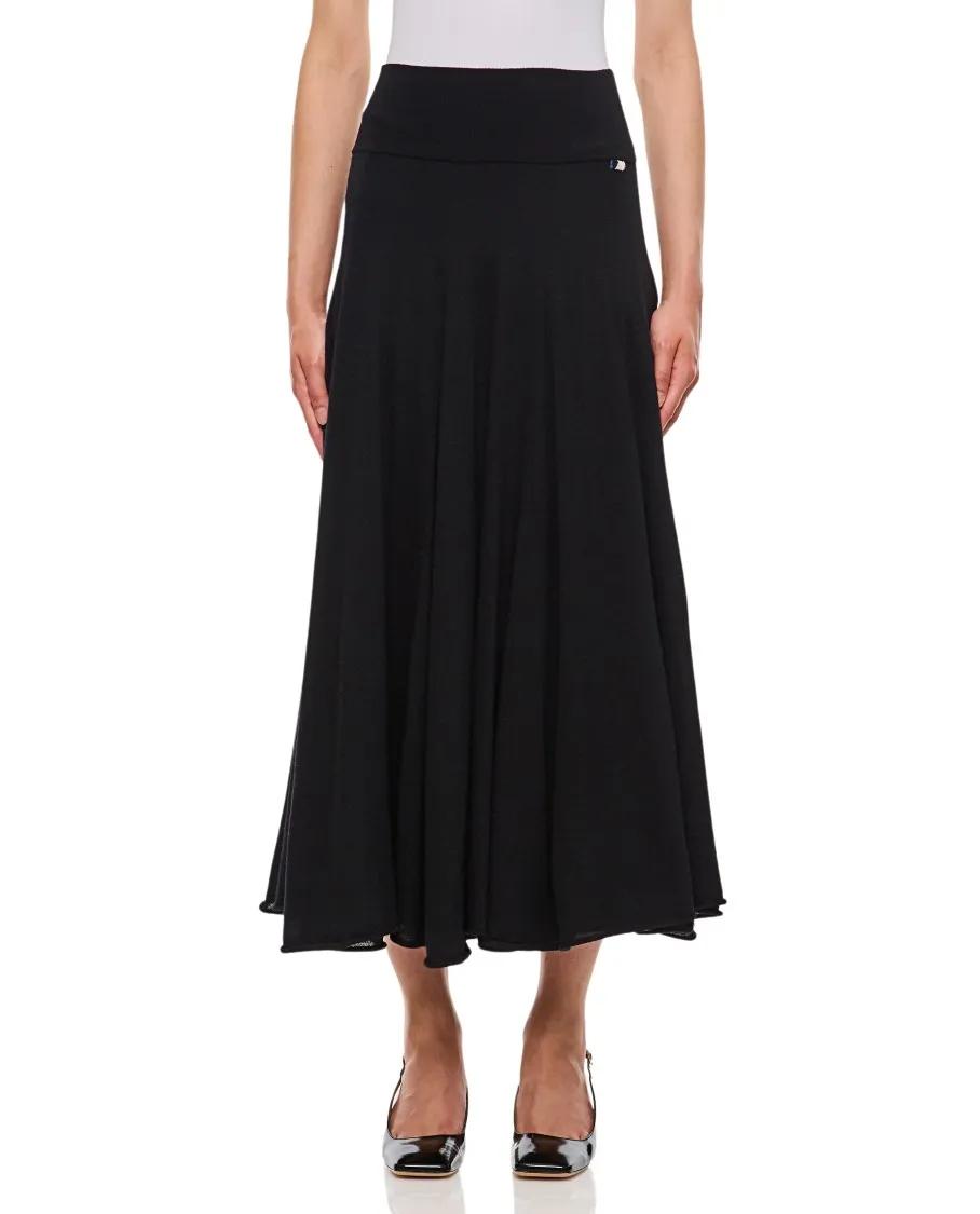 Extreme Cashmere - Spin Cashmere Skirt - Größe ONE SIZE - schwarz