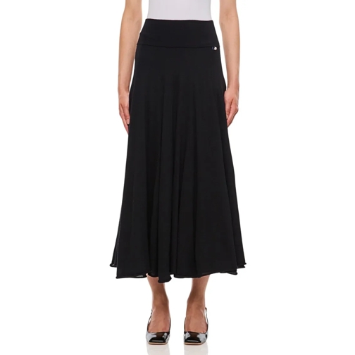 Extreme Cashmere Jupes midi Spin Cashmere Skirt Black