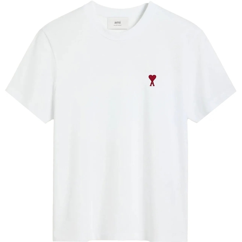 AMI Paris T-shirt T Shirts & Polo's BFUTS035 724 Weiß(Image 2)
