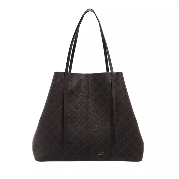 By malene birger abi tote dark chocolate hot sale