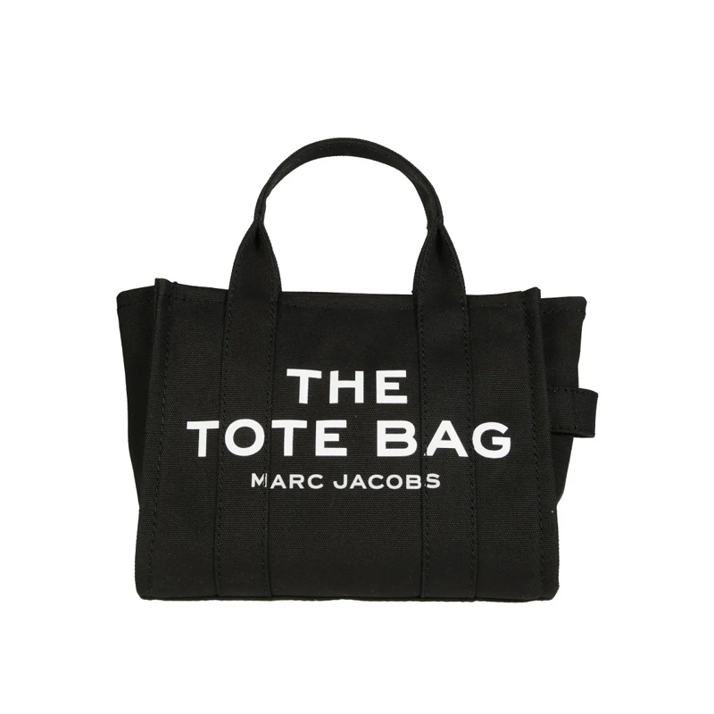 Marc Jacobs Fourre-tout Compact Rectangular Cotton Tote Bag Black