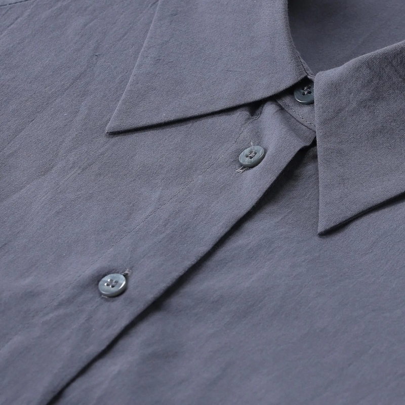 Luisa Cerano Bluse Kurzarmbluse aus Baumwolle blau(Image 4)