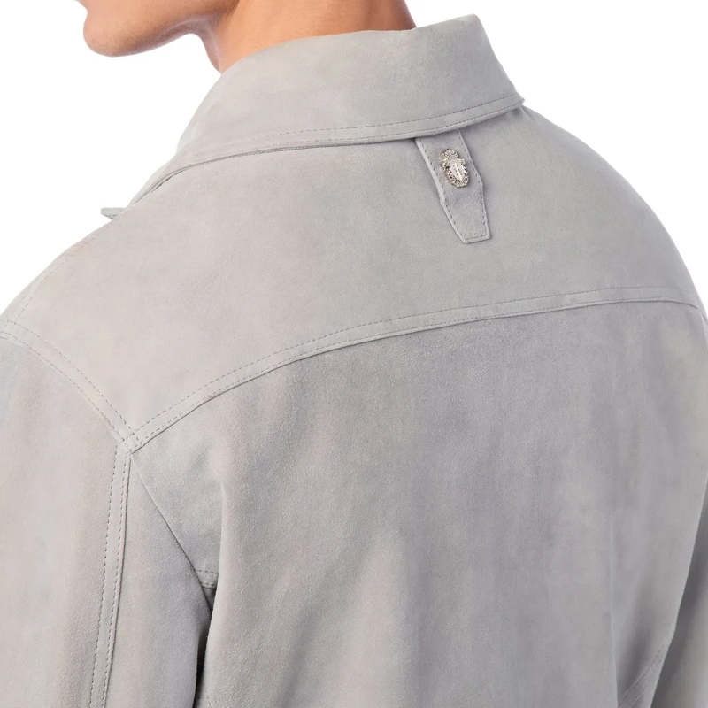 BILLIONAIRE Daunenjacke Lederjacke hell-blau(Image 5)