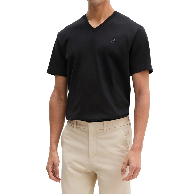 Marc O´Polo Hemd T-Shirt Short Sleeve 1er Pack schwarz(Image 2)
