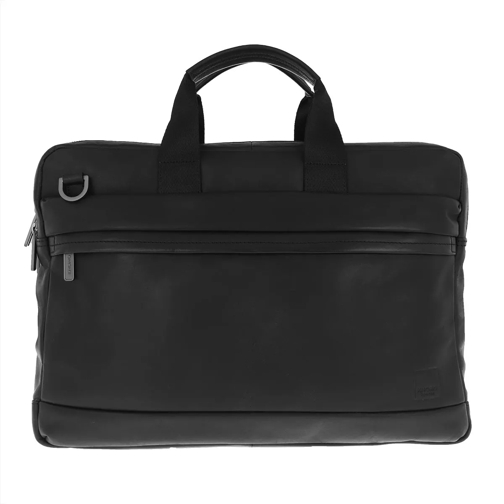 KNOMO LONDON Roscoe Briefcase 15" Black Laptop Bag