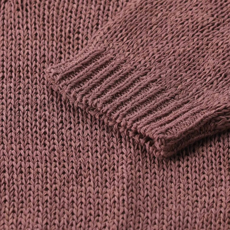 Roberto Collina Pull Kurzarmpullover aus Baumwollmix lila(Image 6)
