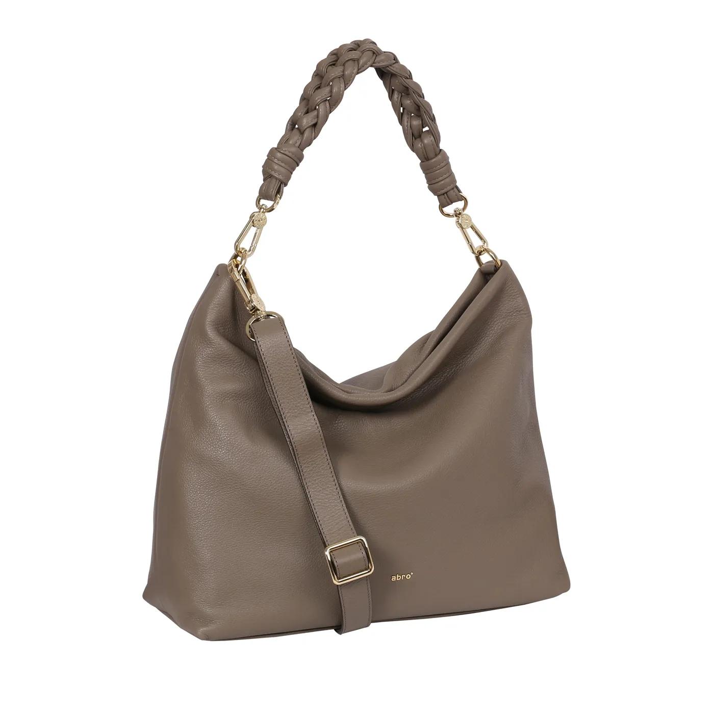 Thumbnail - Abro Hobo Bags - Beutel SOLEY - Gr. unisize - in Taupe - für Damen