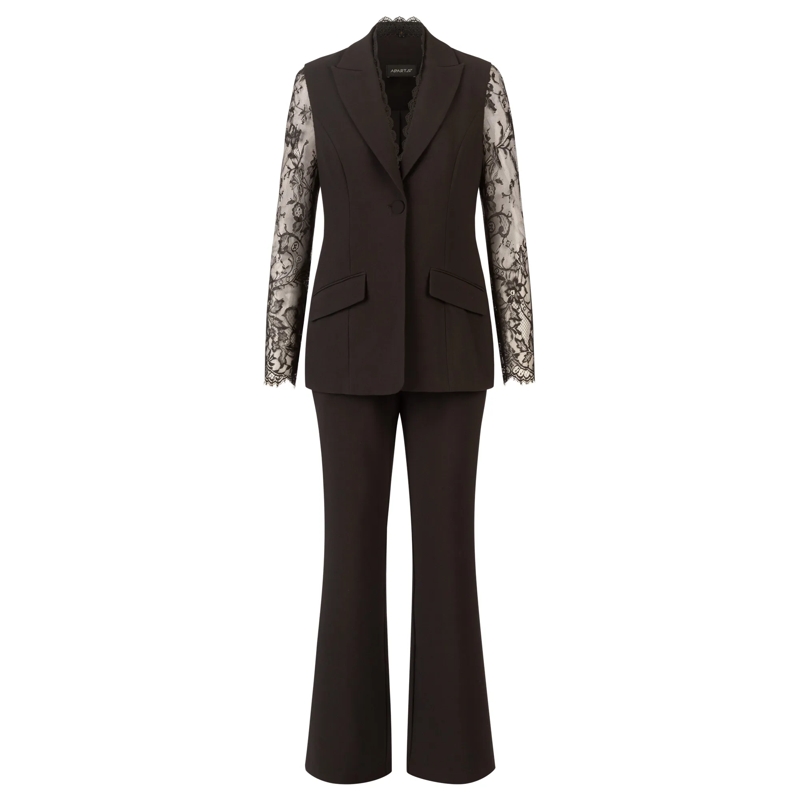 Apart Anzugkombination Hosenanzug schwarz