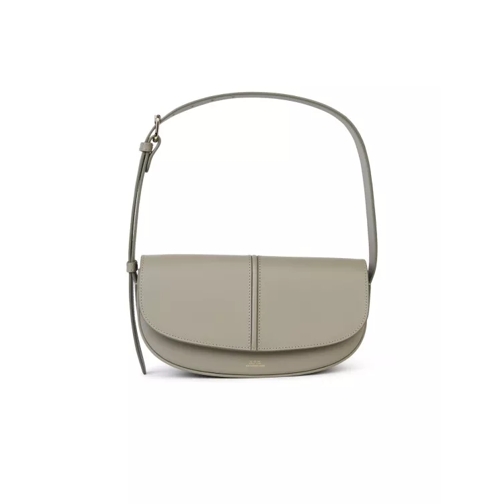 A.P.C. Betty' Crossbody Bag In Light Green Matte Leather Grey Borsa a tracolla