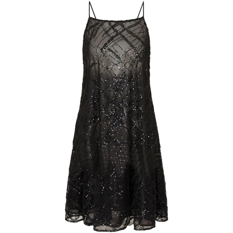 Emporio Armani Robe longue Dresses Black schwarz