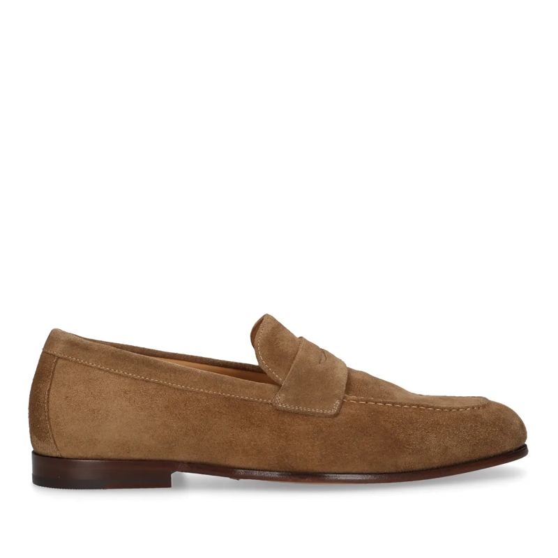 Heinrich Dinkelacker Monkstraps Loafer Amalfi Plain V mittel-braun