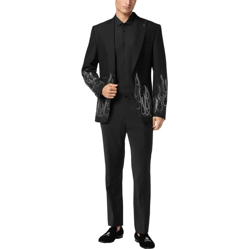 Philipp Plein Blazer Blazer Flame Mit Schmucksteinen schwarz(Image 3)