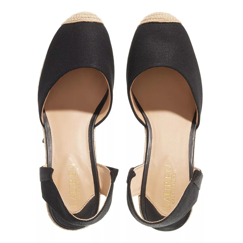 Lauren Ralph Lauren Espadrilles Paislee Espadrilles Wedge Black(Image 2)