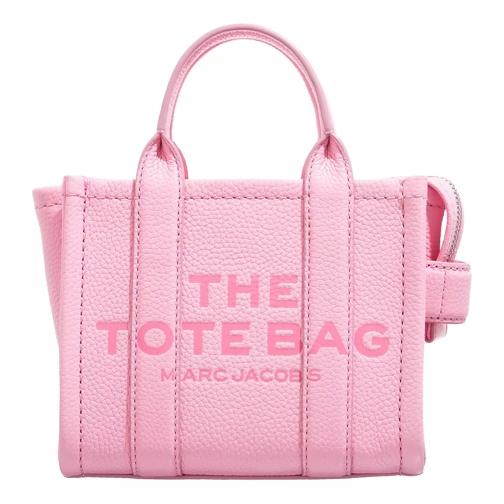 Marc Jacobs The Tote Bag Leather Candy Pink Rymlig shoppingväska