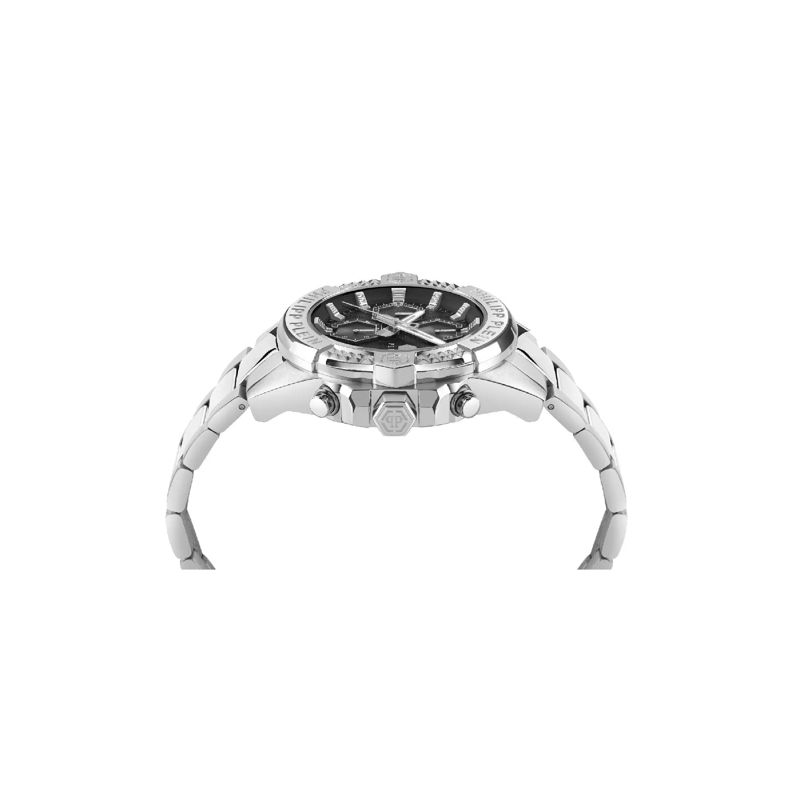 Philipp Plein Chronograph Quarz-Chronographenuhr The $Kull Chrono silber(Image 3)