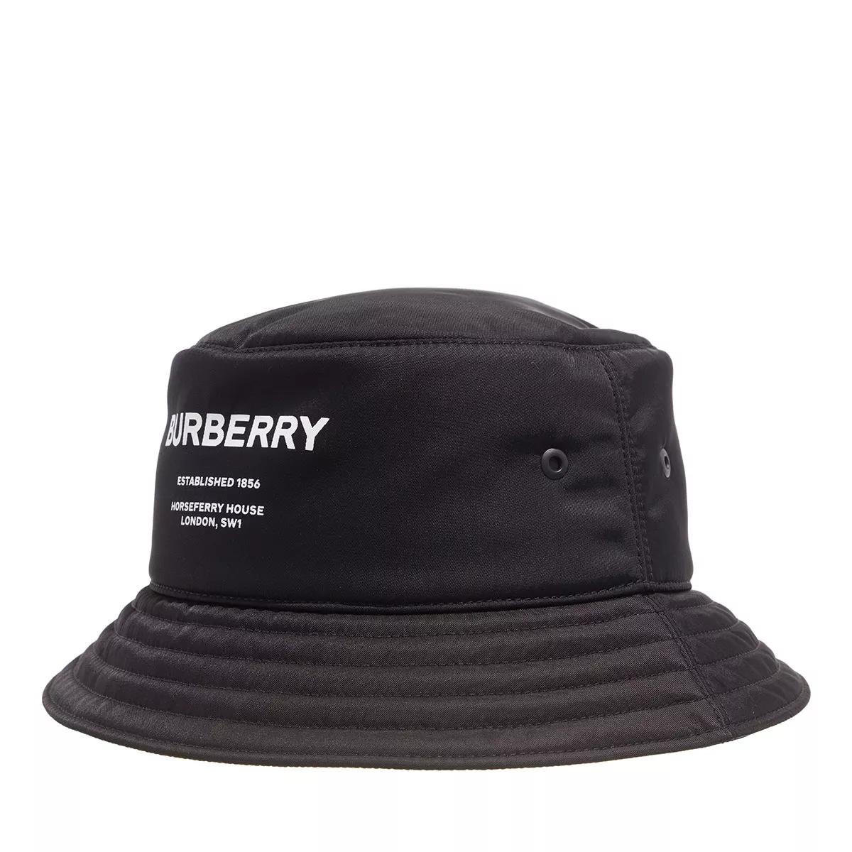 burberry bucket hat with logo
