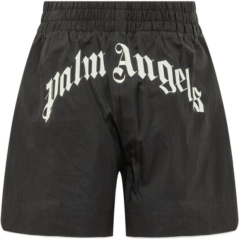 Palm Angels Shorts Shorts con Vita Elasticizzata schwarz(Image 2)