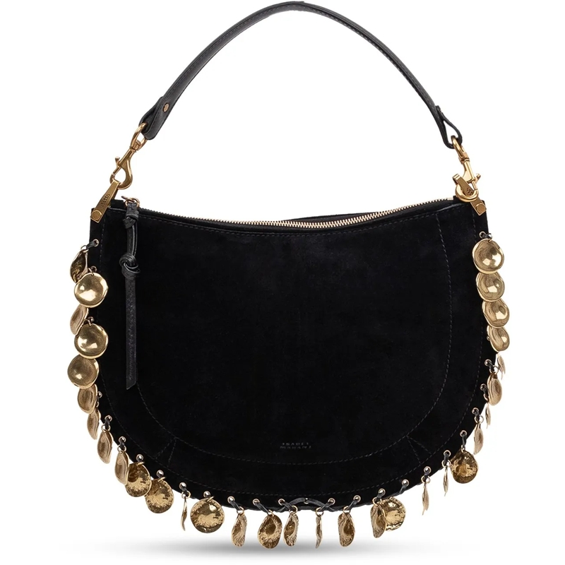 Isabel Marant Schultertasche Borsa Oskan Soft Zip schwarz