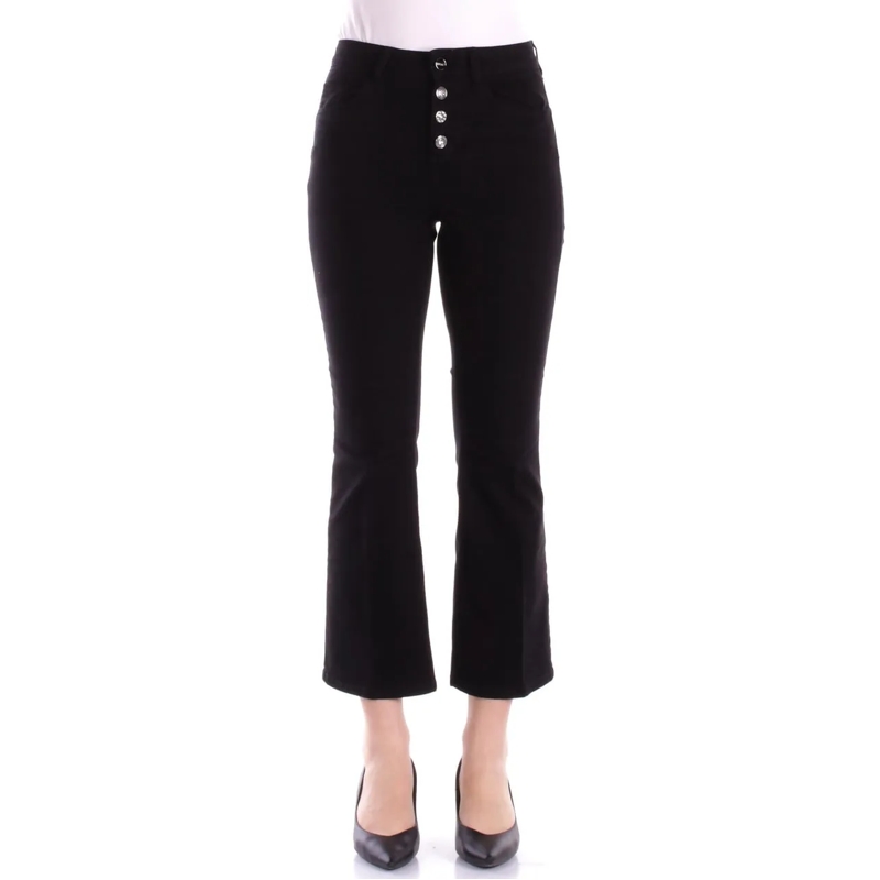 LIU JO Jeans mit geradem Bein Jeans Black schwarz