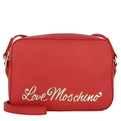 Love Moschino Letter Crossbody Bag Rosso Crossbody Bag
