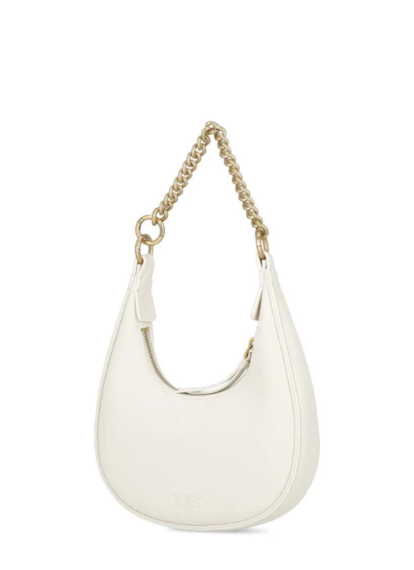 pinko Shoppers Brioche Hobo Mini Bag in wit