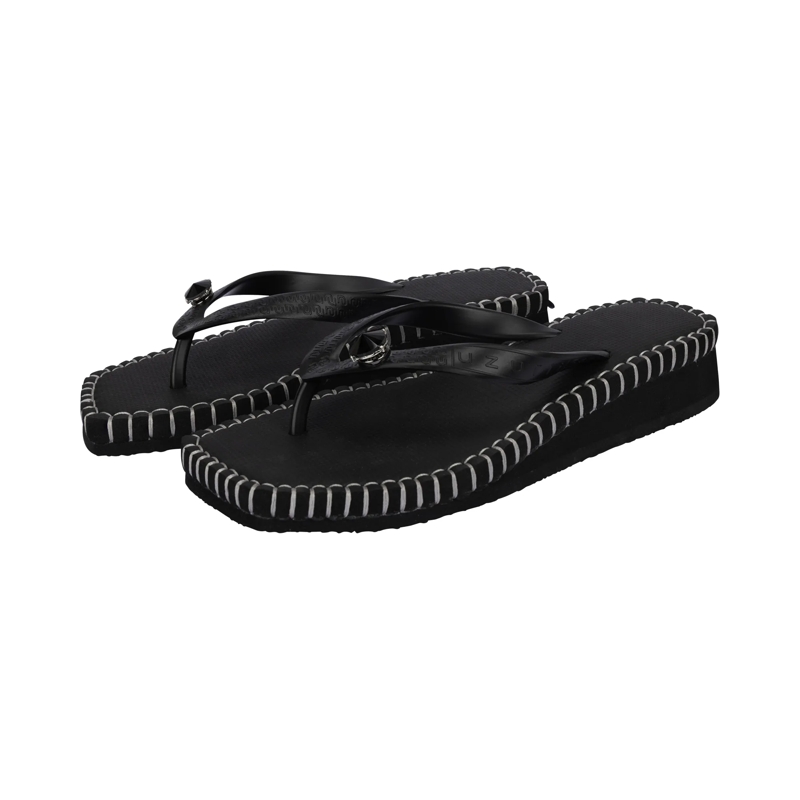 UZURII Flip Flops Zehentrenner Switch Mid Heel Black schwarz(Image 3)