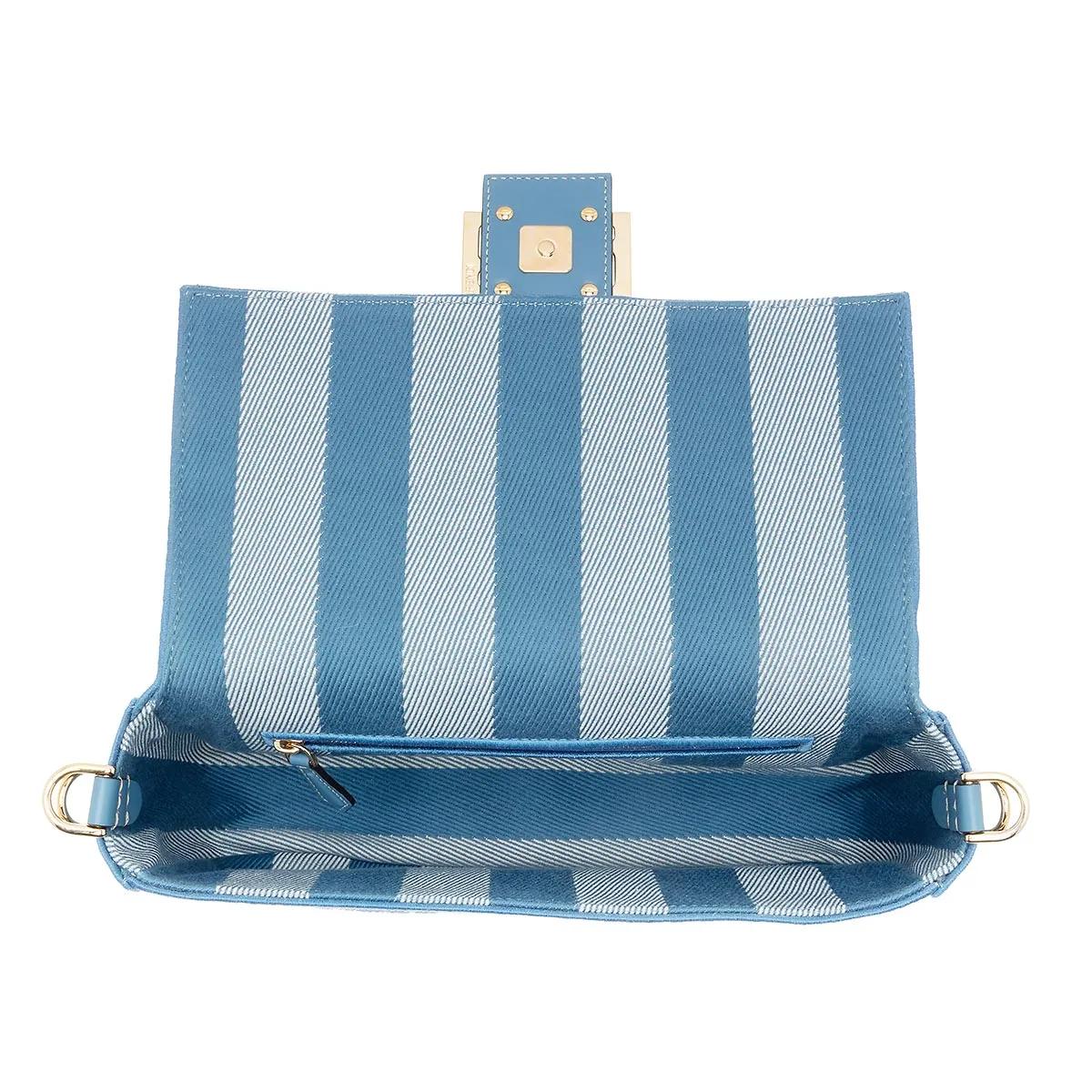 Fendi Crossbody bags Baguette Flap Bag in blauw