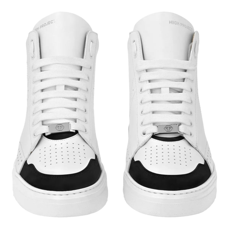 Philipp Plein Low-Top-Sneaker Mid-Top Turnschuhe Hexagon schwarz(Image 2)