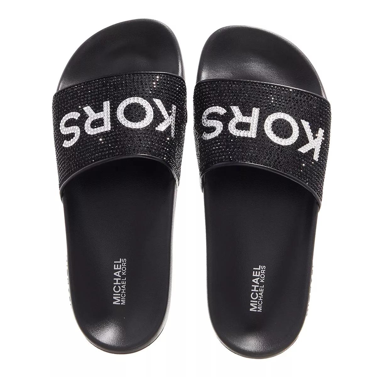 Michael kors best sale gilmore slides black