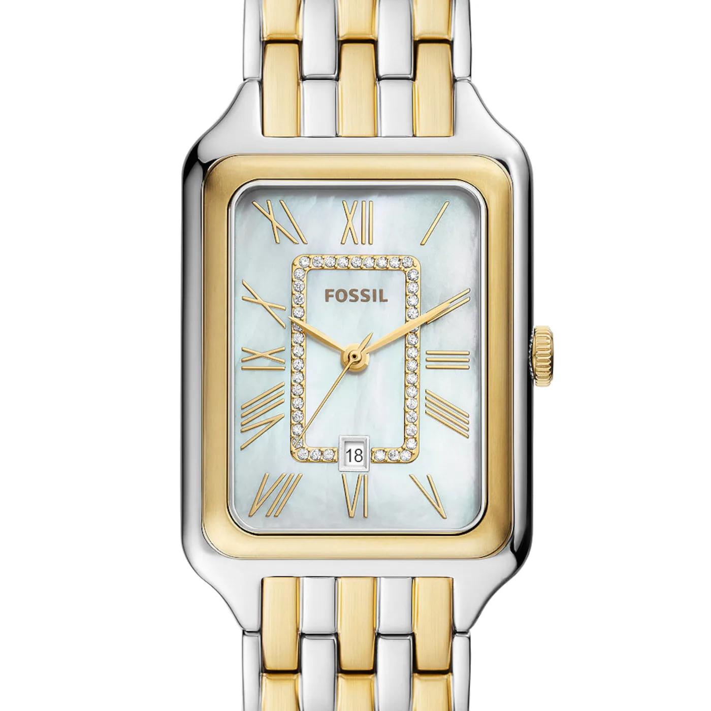 Thumbnail - Fossil Uhr - Raquel Three-Hand Date Stainless Steel Watch - Gr. unisize - in Silber - für Damen