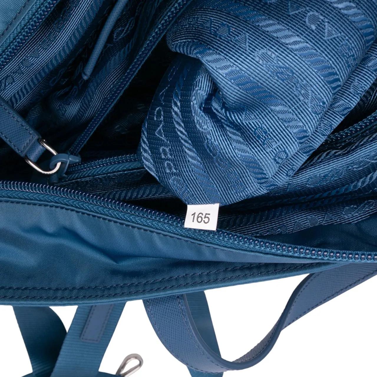 Thumbnail - Prada Hobo Bags - Tessuto Zip Top Convertible Tote - Gr. unisize - in Blau - für Damen