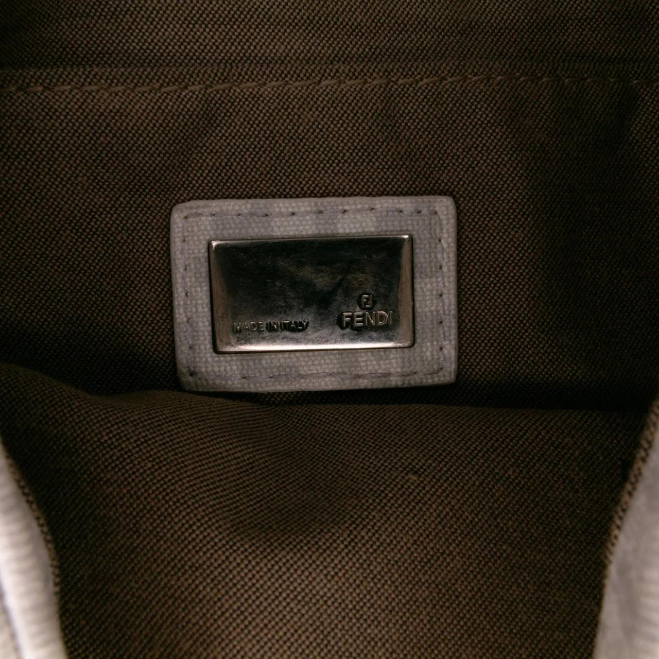 Thumbnail - Fendi Hobo Bags - Zucchino Canvas Mama Forever Crossbody - Gr. unisize - in Weiß - für Damen