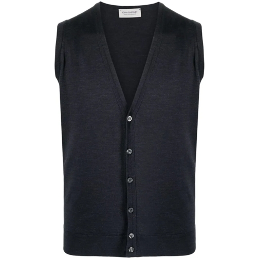 John Smedley Blazer Charcoal Grey Huntswood Vest Grey