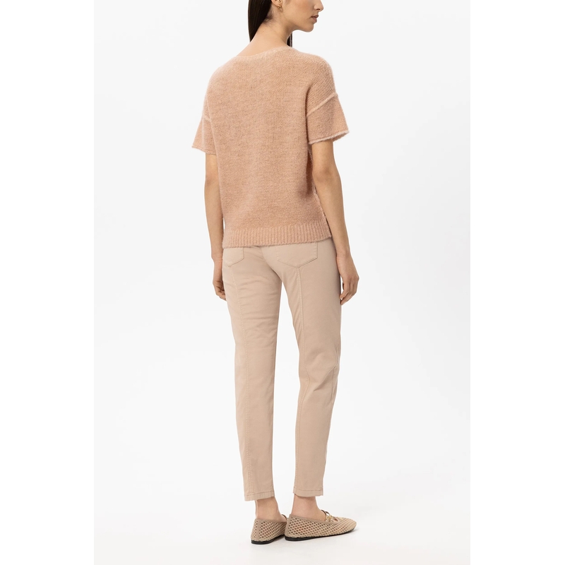 Luisa Cerano Skinny-Leg-Jeans High-Stretch-Colour-Denim cappuccino(Image 4)