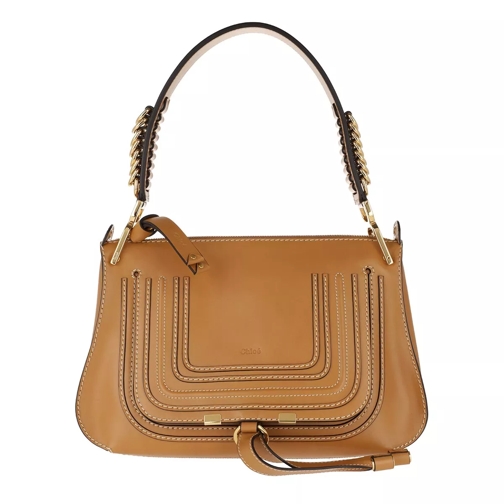 Chloé Marcie Medium Bag Leather Autumnal Brown Satchel