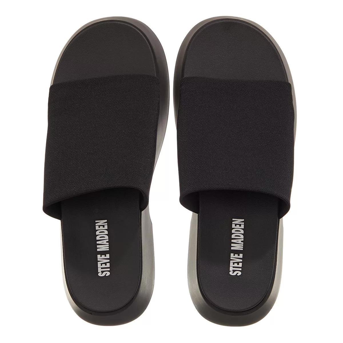 Steve madden clearance black slippers