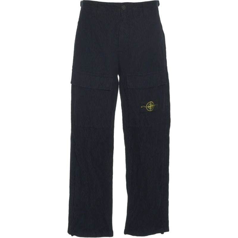 Stone Island  Cargo pants with logo blau