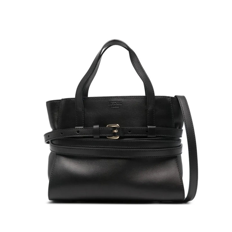 Moschino Sac à bandoulière Structured Handbag With Knotted Belt Detail Black