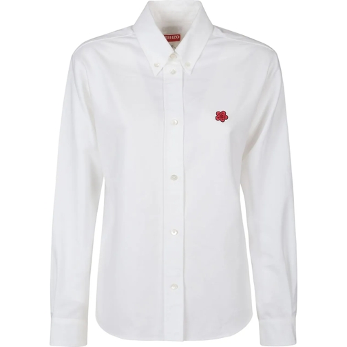 Kenzo Chemisiers Boke Flower Fitted Shirt White weiß