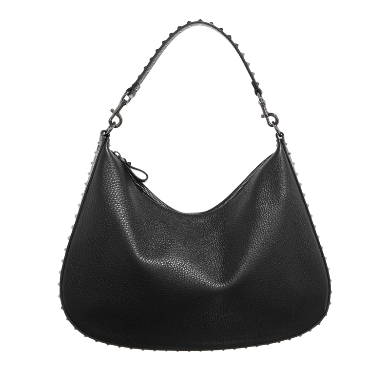 Valentino Garavani Hobo Bag Rockstud Hobo Bag Nero