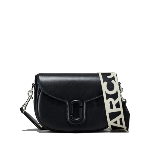 Marc Jacobs Schultertasche Crescent Shape Black Leather Bag Black