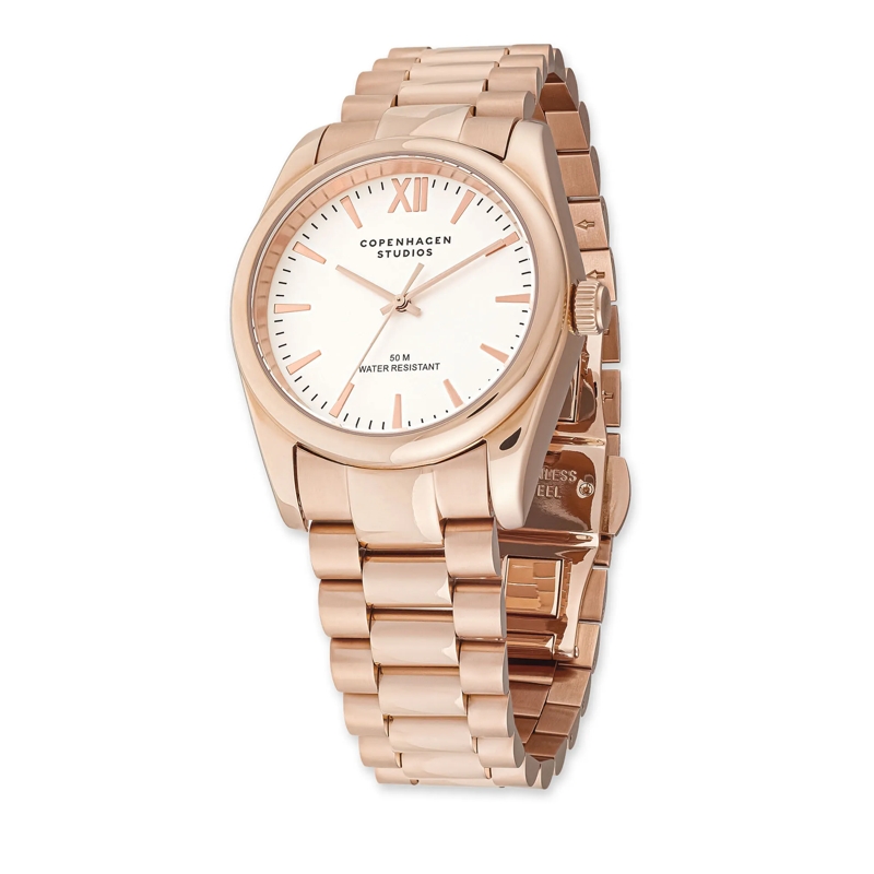 Copenhagen Quarzuhr Edelstahl Round Watch rose(Image 3)