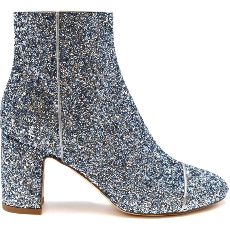POLLY PLUME Bottes Booties Blue blau
