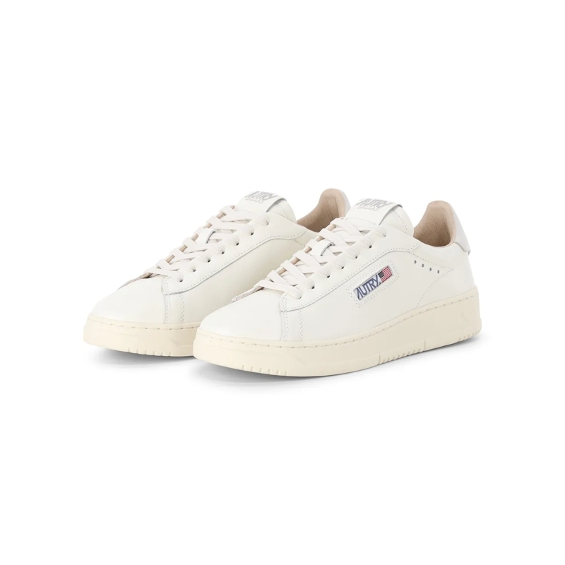 Autry International Schnürschuhe Sneaker Dallas Low Creme