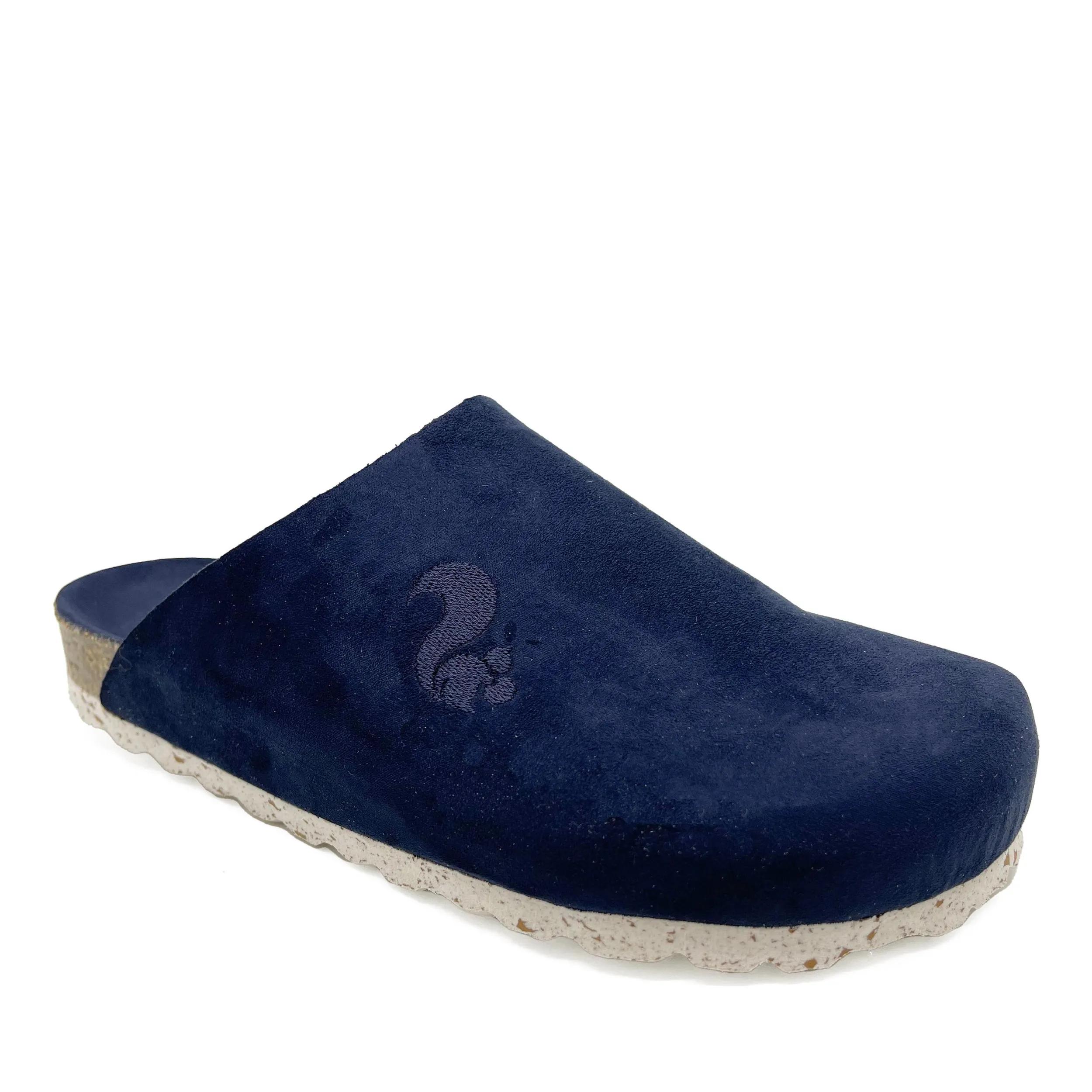 thies Sneakers - thies 1856 ® Eco Bio Full Slide vegan navy (W/X) - Gr. 41 (EU) - in Blau - für Damen