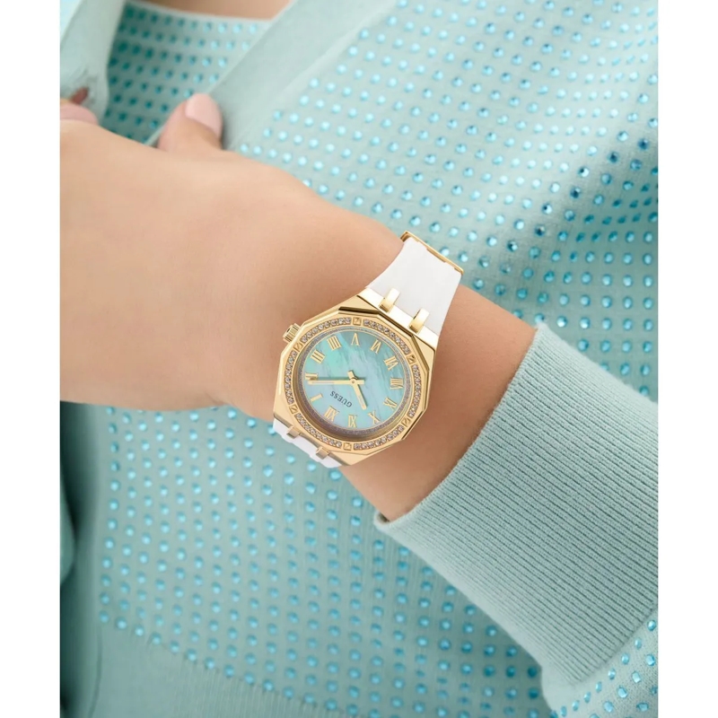 Guess Quarzuhr Quarz-Analoguhr Desire weiss(Image 3)