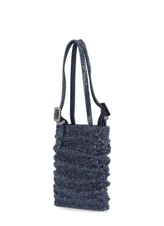 Benedetta Bruzziches Shoppers Lollo La Petite Shoulder Bag in blauw