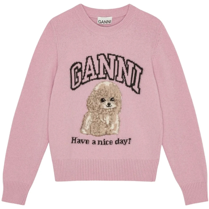 GANNI  Sweaters Pink rose