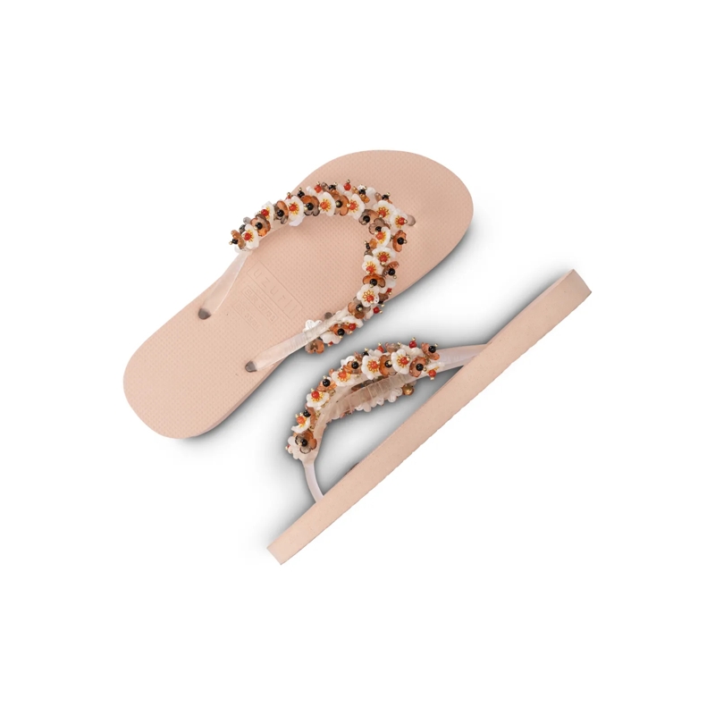UZURII Flip Flops flip flop Tulum Bloom Coffee sand(Image 25)